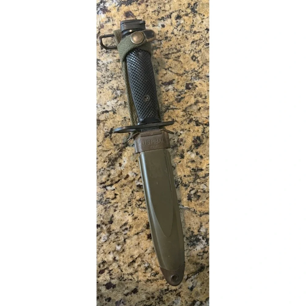 Vintage Vietnam U.S. Military BOC Bayonet Combat Knife USM8A1 W/ Scabbard Sheath